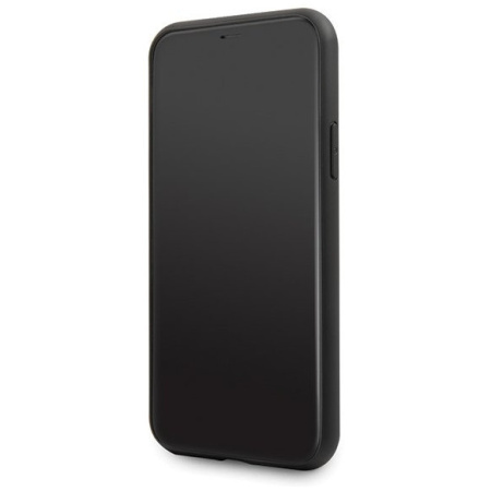 Чехол CG Mobile Karl Lagerfeld Double Layer Karl's Head Hard Glass для iPhone 11, цвет Черный (KLHCN61DLHBK)