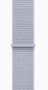 Apple Watch Series 10, 42 мм корпус из алюминия цвета «Silver», ремешок Sport Loop цвета «Blue Cloud»