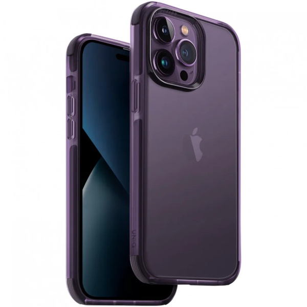 Чехол Uniq Combat для iPhone 14 Pro Max, цвет фиолетовый (Purple) (IP6.7PM(2022)-COMPUR)