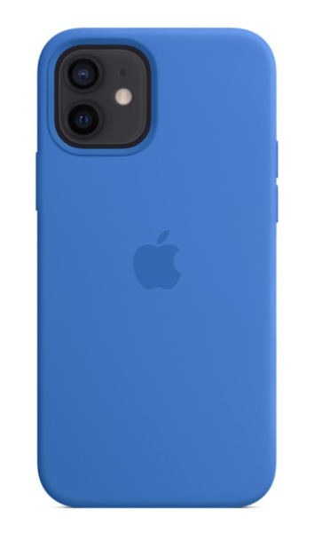 Чехол Silicone Case MagSafe Premium для iPhone 12/12 Pro, Capri Blue, цвет Синий (MJYY3ZE/A)