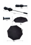 Зонт с фонариком U'REVO Automatic Reverse Folding Lighting Umbrella Чёрный