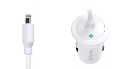 АЗУ для Apple lightning (2,4 А) (Белый)