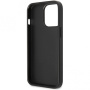 Чехол CG Mobile Guess PU 4G Double cardslot w Metal triangle logo Hard для iPhone 13 Pro Max, цвет Черный (GUHCP13XP4TPK)