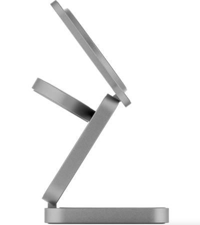 Беспроводное зарядное устройство uBear Balance 3in1 Magnetic Wireless Charger, цвет:серый