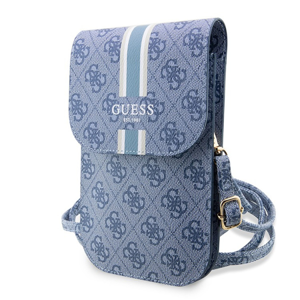 Guess для смартфонов сумка Wallet Bag 4G Stripes Blue (GUWBP4RPSB)