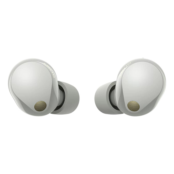 Беспроводные наушники с шумоподавлением Sony (WF-1000XM5) Platinum Silver, белый
