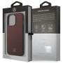 Чехол CG Mobile Mercedes Genuine leather Stars Hard для iPhone 13 Pro, цвет Красный (MEHCP13LPSQRE)
