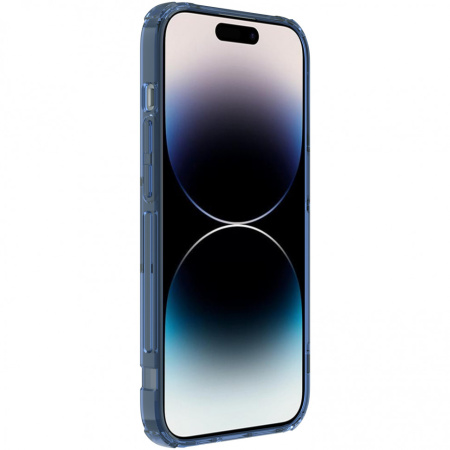 Чехол Nillkin Nature TPU Pro case для iPhone 14 Pro, цвет Синий (6902048248526)