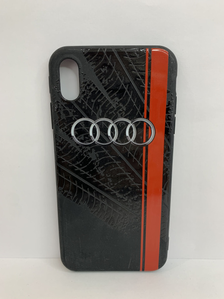 Чехол силиконовый для iPhone XS MAX Supremeparty Audi, цвет Черный