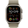 Apple Watch Ultra 2 49 мм корпус из титана ремешок Alpine Loop оливкового цвета