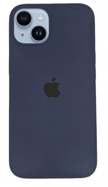 Чехол Silicone Case для iPhone 14 Plus Dark Blue, цвет Темно-синий