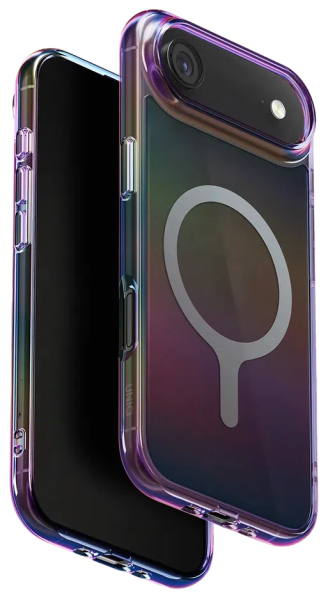 Чехол Uniq Iridescia (holographic) Midnight Quartz (Magsafe) для iPhone Air