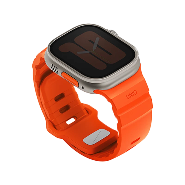 Ремешок Uniq Alton Silicon Strap Flame Orange для Apple Watch 49/46/45/44 mm