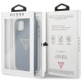Чехол CG Mobile Guess PC/TPU Metallc effect Triangle logo Hard для iPhone 11, цвет Голубой (GUHCN61PCUMPTLB)