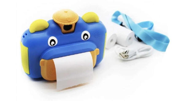 Детский фотоаппарат моментальной печати Print Camera Leilam, Blue