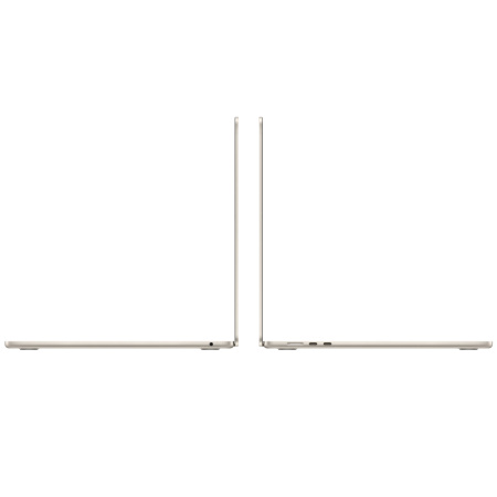 Ноутбук Apple MacBook Air 15" (M3, 8C CPU/10C GPU, 2024), 8 ГБ, 256 ГБ SSD, «сияющая звезда» (MRYR3)