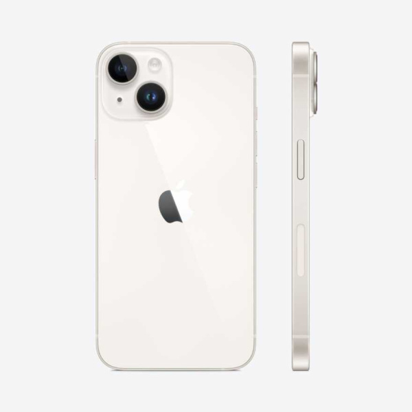 Apple iPhone 14 Plus 128GB Starlight, сияющая звезда, белый