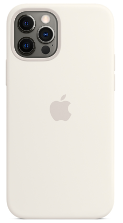 Чехол для iPhone 12 Pro Max Silicone Case, цвет Белый
