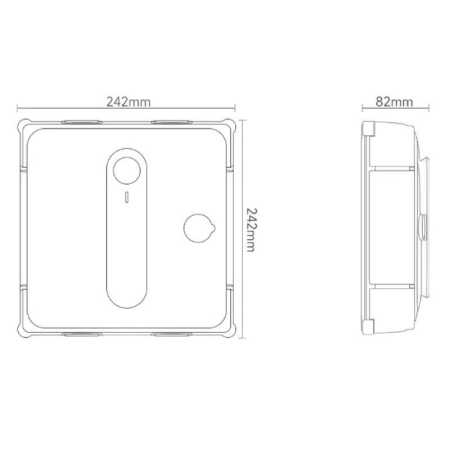 Робот-мойщик окон Hutt W9 белый