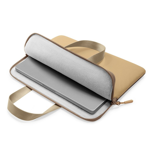 Сумка Tomtoc TheHer Laptop Handbag A21 Cookie для ноутбуков 13" MacBook Pro|Air M2 | M1, (коричневый/бежевый)