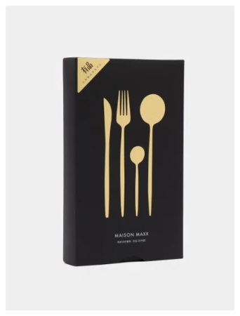 Набор столовых приборов Maison Maxx Stainless Steel Cutlery Set CYZ-001J Gold