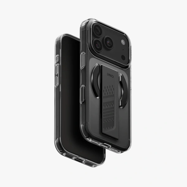 Чехол Uniq Heldro Air with FlexGrip Tinted Smoke (MagSafe) для iPhone 18 Pro/17 Pro