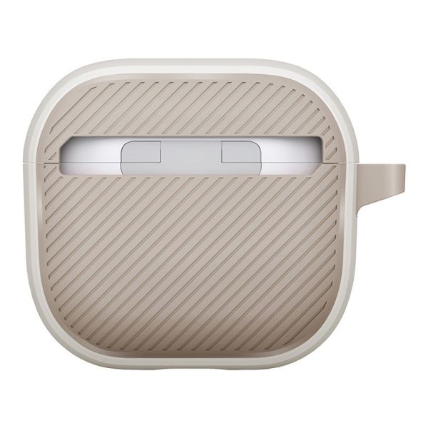 Чехол Uniq CLYDE Lock case Mist Grey/Khaki для Airpods 4