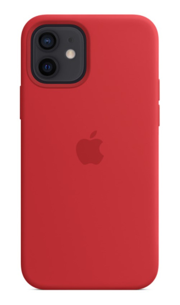 Чехол Silicone Case MagSafe Premium для iPhone 12/12 Pro Red, цвет Красный (MHL63ZE/A)