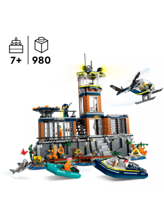 Конструктор LEGO City - Полицейский тюремный остров (60419)