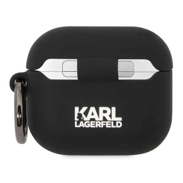 Чехол Karl Lagerfeld Silicone case with ring NFT 3D Choupette для Airpods 3 (2021),цвет черный (KLA3RUNCHK)