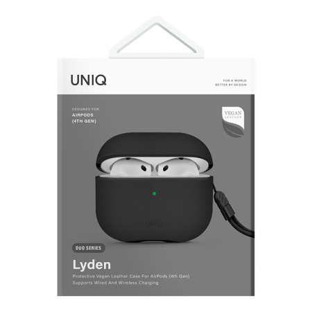 Чехол Uniq Lyden для AirPods 4, Black