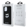 Чехол Karl Lagerfeld Liquid Silicone NFT Choupette Black (MagSafe) для iPhone 16 Pro Max, черный
