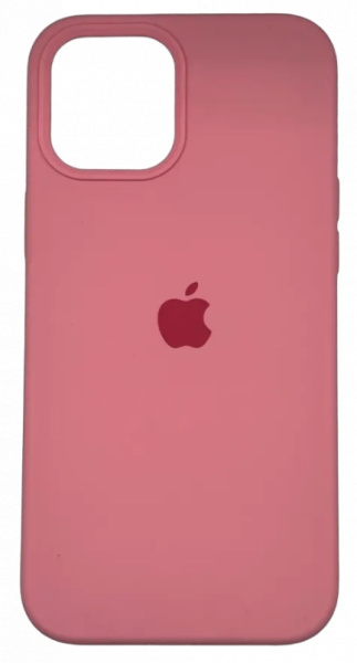 Чехол для iPhone 12 Pro Max Silicone Case (Персиковый)