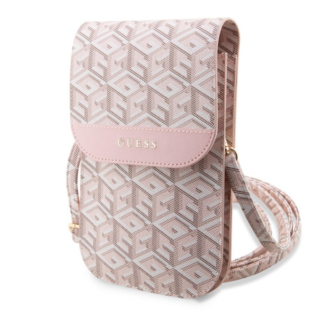 Guess для смартфонов сумка Wallet Bag G CUBE Pink (GUWBHGCFSEP)