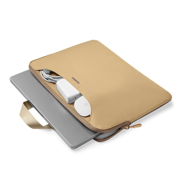 Сумка Tomtoc TheHer Laptop Handbag A21 Cookie для ноутбуков 13" MacBook Pro|Air M2 | M1, (коричневый/бежевый)