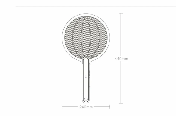 Электрическая мухобойка Xiaomi Qualitell Electric Mosquito Swatte C1 (ZSC210902), зеленый