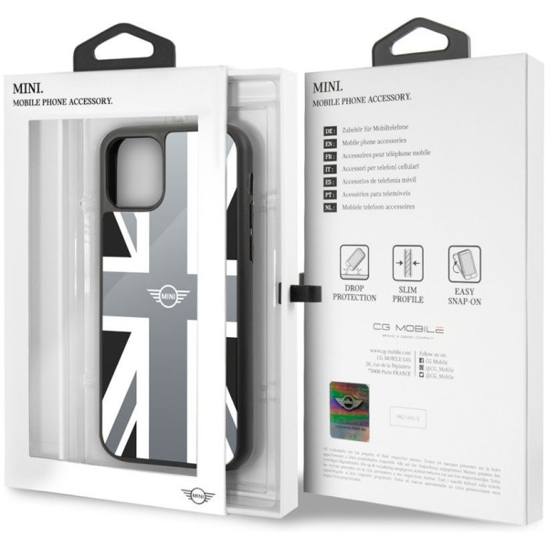 Чехол CG Mobile MINI Tempered glass Union Jack Hard для iPhone 11 Pro, цвет Серебристый (MIHCN58TGUJSI)