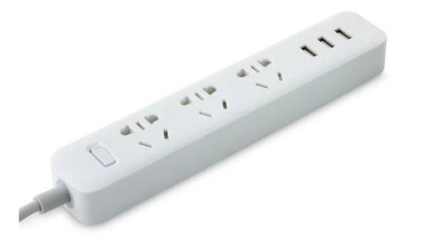 Удлинитель Xiaomi Mi Power Strip White XMCXB01QM (3 розетки + 3 USB) (CN)