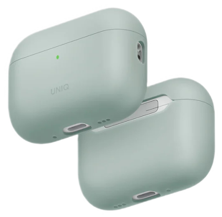 Чехол Uniq LINO Liquid silicone with handstrap Iceplant Green для Airpods Pro 3
