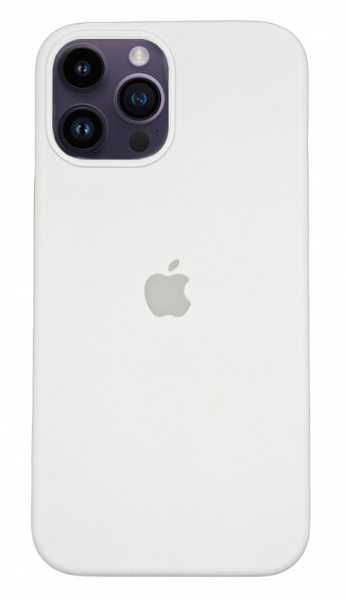 Чехол Silicone Case для iPhone 14 Pro Max White, цвет Белый