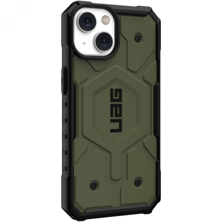 Чехол Urban Armor Gear (UAG) Pathfinder for MagSafe Series для iPhone 14/13, цвет Оливковый (Olive) (114052117272)