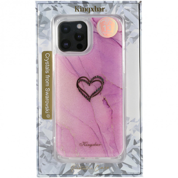 Чехол Epoxy series для iPhone 13 Pro Max, цвет "Фиолетовый мрамор" (6959003501462)