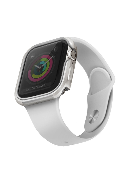 Чехол Uniq для Apple Watch 4/5 40 mm чехол Valencia Aluminium Silver