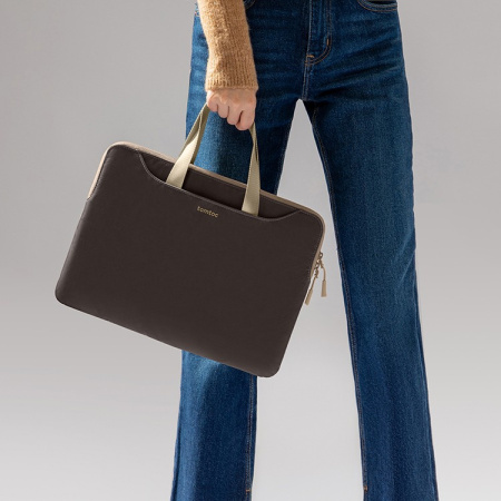 Сумка Tomtoc TheHer Light-A21 Dual-color Slim Laptop Handbag 16", Cookie