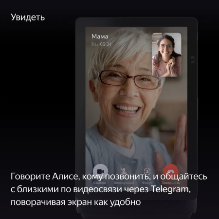 Умная колонка Яндекс.Станция Дуо Макс с Zigbee, Черный
