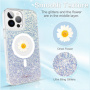 Чехол Flower series для iPhone 13 Pro, цвет Белый (6959003503053)