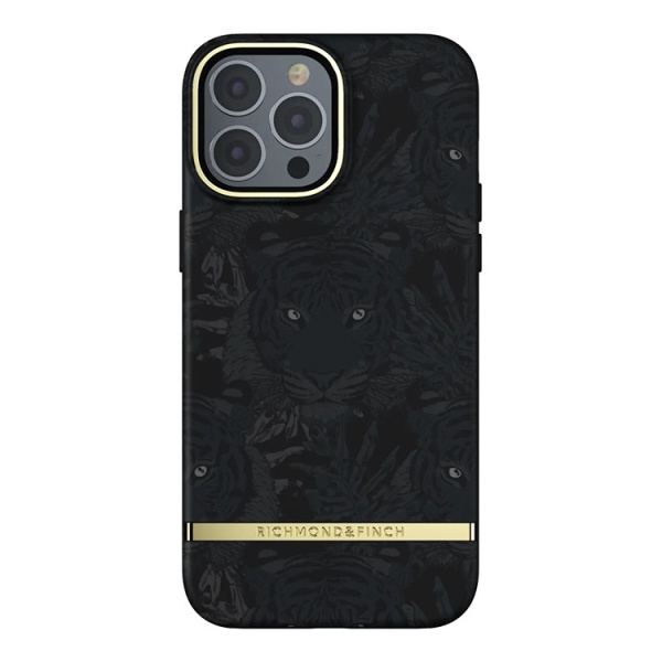 Чехол Richmond & Finch для iPhone 13 Pro Max, цвет "Черный тигр" (Black Tiger) (R47041)