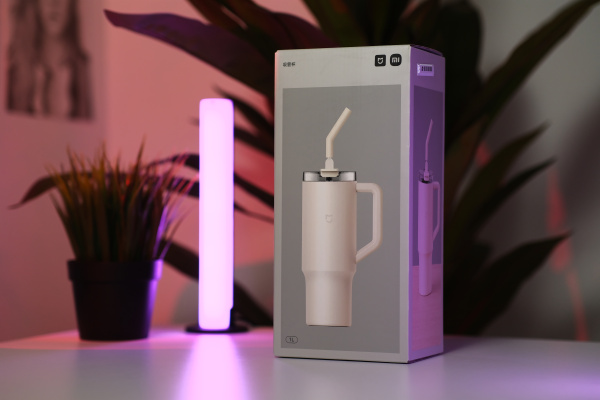 Термокружка Xiaomi Mijia Sippy Cup 1л, Белый (MJXGB01RM)