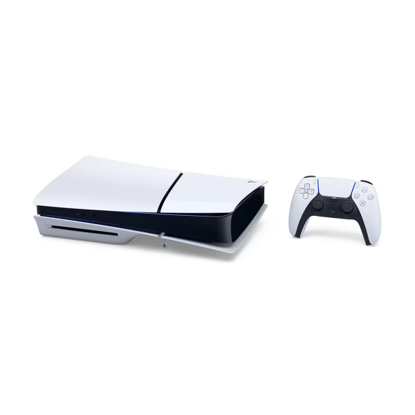 Игровая приставка Sony PlayStation 5 Slim с дисководом White, белый