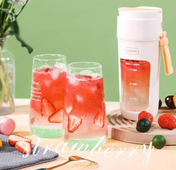 Соковыжималка комбинированная Xiaomi Zhenmi Portable Juicer Cup 340ml, White (ZMGZ-J5)
